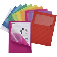 Exacompta 50250E Fenstermappen (Recycling Karton Organisationsdruck, 120g, DIN A4