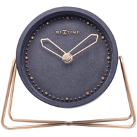 Nextime Tischuhr Cross Table 17,5 x 15,5 cm schwarz