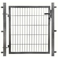 Floraworld Einzeltor für Doppelstabmattenzaun Verzinkt 120 cm x 100