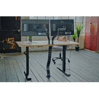 KAWOLA Schreibtisch LORA mit Monitorhalterung elektrisch höhenverstellbarer Schreibtisch 120x80cm