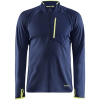 Craft Core Trim Midlayer 1/2-Zip Langarmshirt Herren 396200 blaze/melange