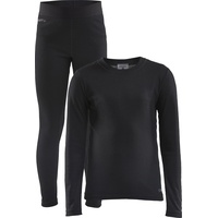 Craft Core Warm Baselayer Unterwäsche-Set Kinder 999000 black 122/128