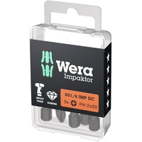 WERA Bit 851/4 IMP DC PH2 L.50mm 1/4 Zoll