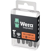 WERA Impaktor Bit 851/4 IMP DC PH3 L.50mm 1/4
