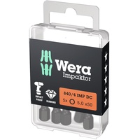 WERA Bit 840/4 IMP DC 5mm L.50mm 1/4 Zoll