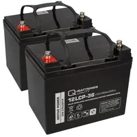 Akkuman Akku kompatibel E-Mobil Invacare 2x 12V 36Ah