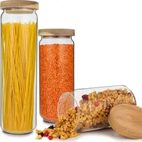 Klarstein GLASWERK Vorratsgläser Set (0,75L/ 1,1L/ 1,5L) - Vorratsdosen