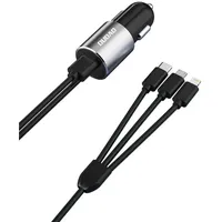 DUDAO 3in1 USB car charger 3.4 A (6973687241087)