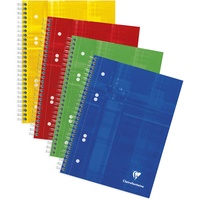 Clairefontaine Collegeblock (DIN A5, 80 Blatt, kariert,