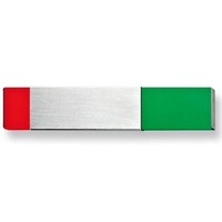 Signsystems® Türschild Kunststoff silber 15,0 x 3,0 cm