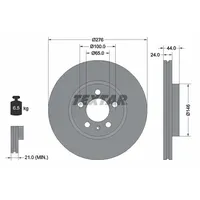 Textar Bremsscheibe PRO