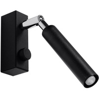 Sollux Lighting Wandleuchte EYETECH 1 schwarz