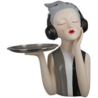 Gilde Figur Girl mit Kopfhörer - Geschenk und Dekoration
