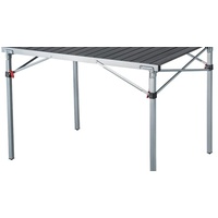 KingCamp kompakter Rolltisch Klapptisch Garten Falttisch Alu 107x70cm