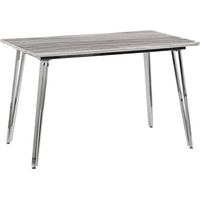 Beliani Esstisch Greyton Weiß, 120 cm