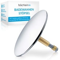 Bächlein Badewannenstöpsel - 7,2 mm, höhenverstellbar, [Chrom]