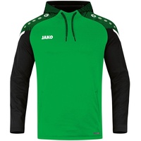 Jako Performance Hoodie Kinder soft green/schwarz 116