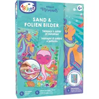 ARTISTA 9301901 - Folien Bilder Meerjungfrau, DIY-Kit für Kinder,