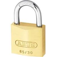 ABUS Vorhängeschloss Messing 65/30 gl.-304 - gleichschließend - Schlosskörper