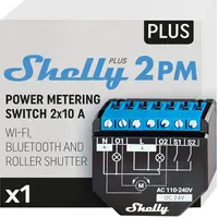 Shelly Plus 2PM - Smart Relais max. 16A BT
