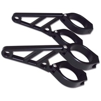Highsider CNC Lampenhalter Set für 35-37 mm, schwarz