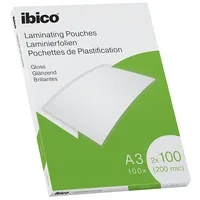 Ibico 627320 Laminierfolie A3 100 mic), 100 Stück, Glänzende