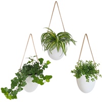 Gadgy Hängende Blumentöpfe | Set 3 Stück Blumentopf Wand