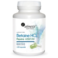 Aliness Betaine HCL 650mg - Pepsine 150mg - Verdauungsenzyme