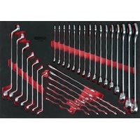 KS Tools Schlüssel-Satz, 35-tlg, 1/1 Systemeinlage