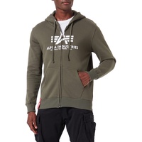 Alpha Industries Basic Reißverschlusspullover Dark Olive S