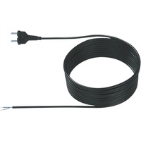 Bachmann Staubsaugerleitung 2x0,75 6,3m, H05VV-F Staubsaugerleitung Kont.St.