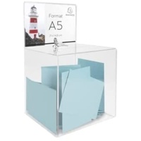 Exacompta 89258D 21x21x21cm abschließbar glasklar 9002493104846 Exacompta