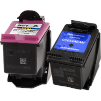 Ampertec kompatibel zu HP 901XL schwarz + 901 CMY