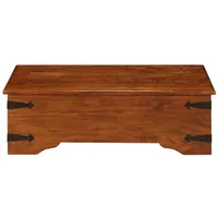 VidaXL Couchtisch Massivholz mit Honigfarbenem Finish 110x55x35 cm