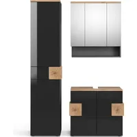 Vicco Badmöbel Set Badezimmermöbel Eden Spiegelschrank Unterschrank Hochschrank
