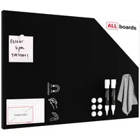 ALLboards Kreidetafel 60 x 40 cm Schwarz
