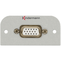 Kindermann Modulares Faceplate-Snap-In (0.05 m), Diverse Kabel