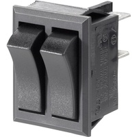 TRU Components 1587546 Wippschalter TC-R13-90PAA-01 250 V/AC 10 A