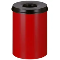 V-Part Feuerlöschender Papierkorb 30 l Rot