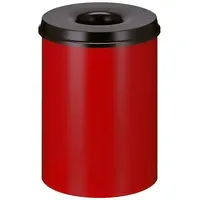 V-Part Feuerlöschender Papierkorb 30 l Rot