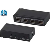ShiverPeaks -PROFESSIONAL--HDMI Switch, 3x IN 1x OUT, 4K2K, 3D,