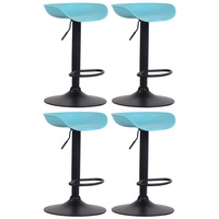 CLP 4er Set Barhocker Anaheim Kunststoff I Thekenhocker Mit