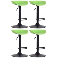 CLP 4er Set Barhocker Anaheim Kunststoff I Thekenhocker Mit