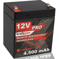 Kraftmax Industrial Pro Bleiakku [ 12V / 4,5Ah ]