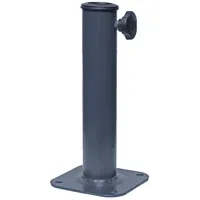 Mendler Schirmständer Metall Ø 38-48 mm Schwarz