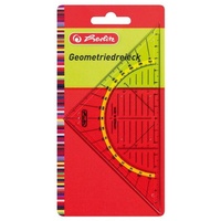 Herlitz Geodreieck 16cm, transparent (8700304)