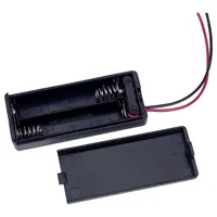 TRU Components SBH421-1AS Batteriehalter 2x Micro (AAA) Kabel