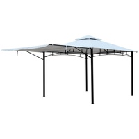 Ondis24 Pavillon Gartenzelt Partyzelt Stoffdach Grand Valley quadratisch, BxT: