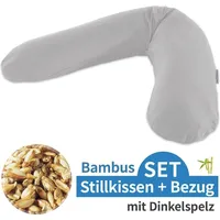 Theraline Stillkissen "Das Original" mit Dinkel Füllung inkl. Bezug