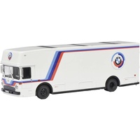 Schuco 452668100 H0 LKW Modell Mercedes Benz Renntransporter BMW